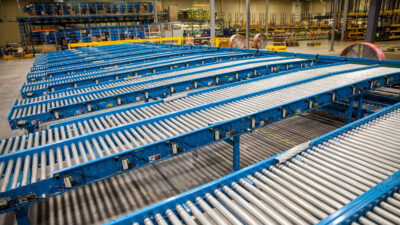 Hytrol Automated 24V Accumulation Conveyor System