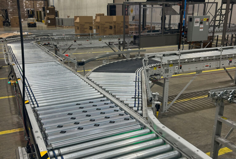 Hytrol conveyors with advanced sortation and merge logic