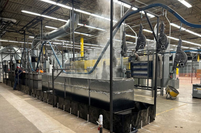 Parts Dip Coating Monorail Conveyor Process