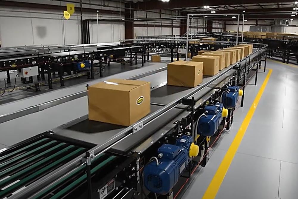 Product Spacing and Gapping Belt Conveyor
