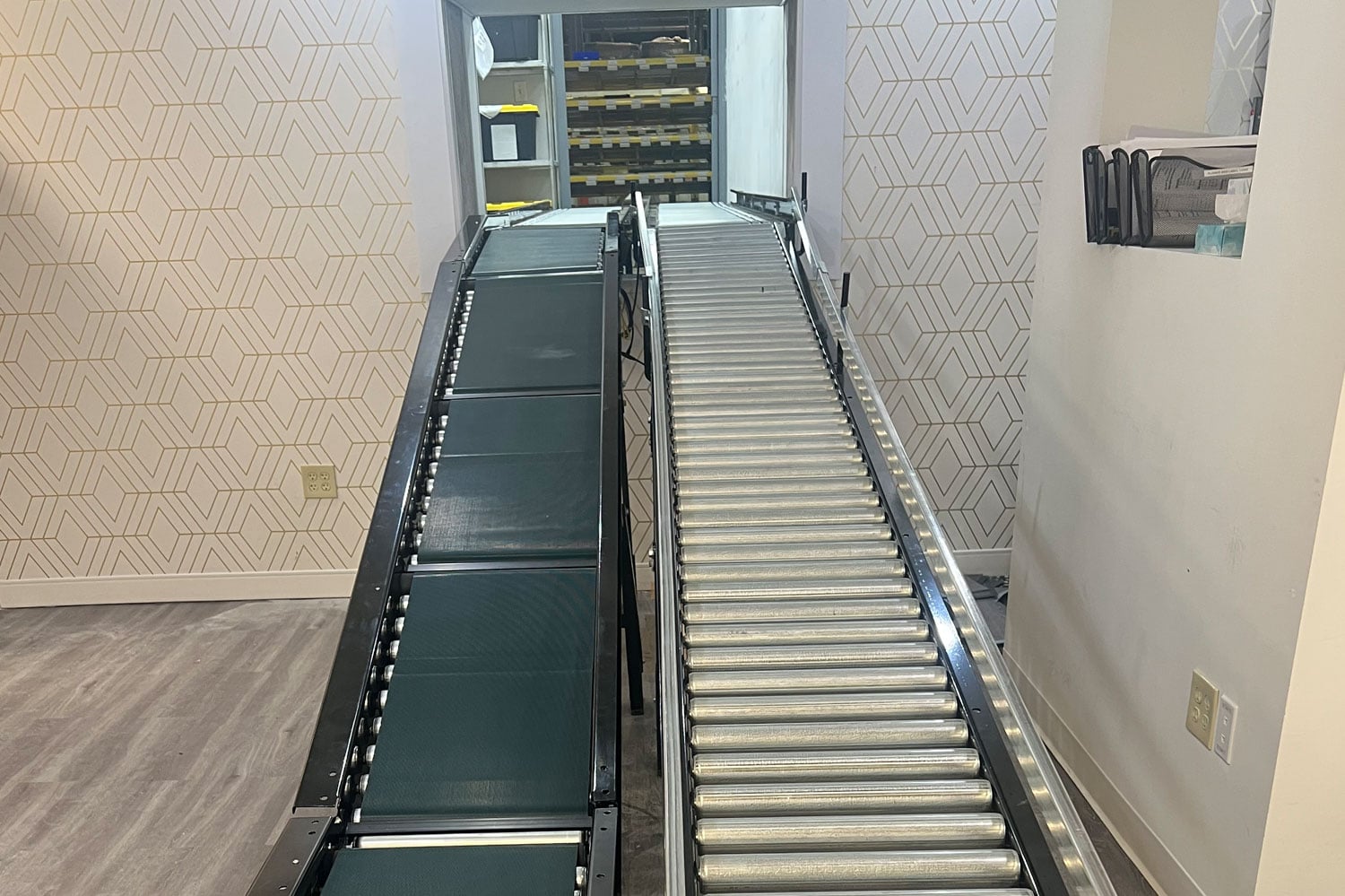 Powered Roller Conveyor Upgrade for Tote Handling