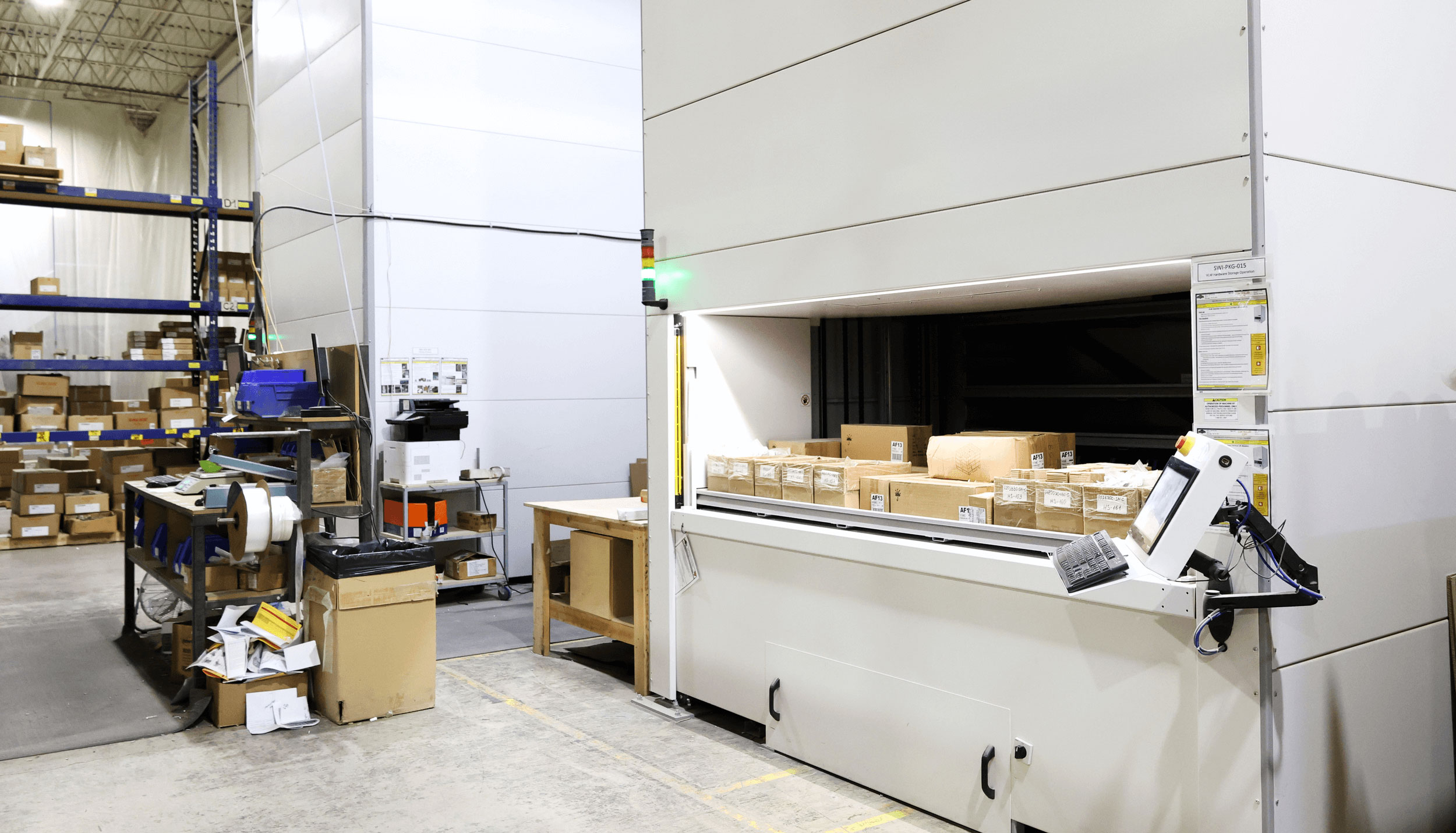 Vertical Lift Module (VLM) - Take back up to 85% of your space.