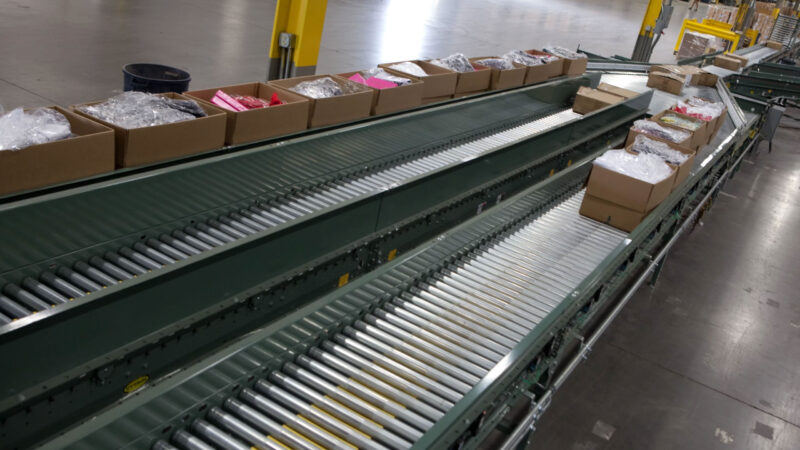 Hytrol Automated Zero Pressure Accumulation Conveyor System