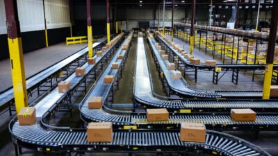 Hytrol Automated Zero Pressure Accumulation Conveyor System